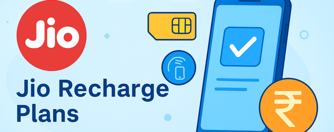Jio recharge plans comparison banner