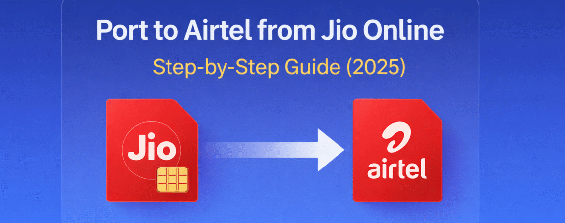 Port to Airtel from Jio Online – Step-by-Step Process