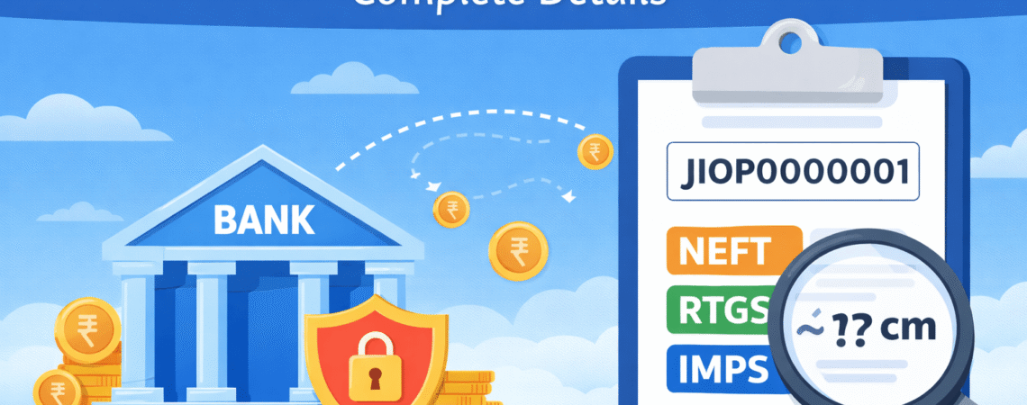jio payments bank ifsc code details