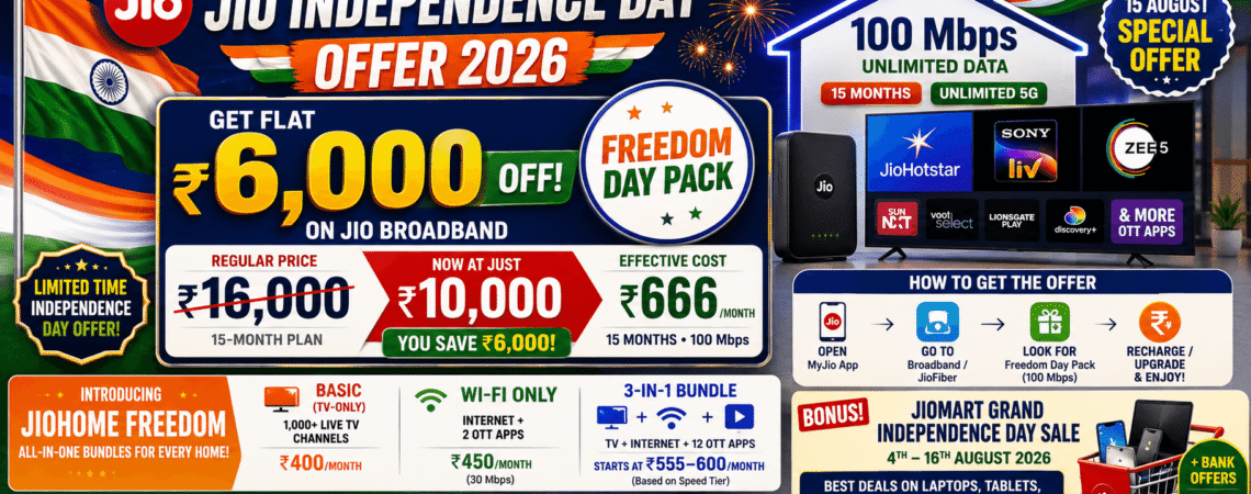 JIO INDEPENDENCE DAY OFFER 2026